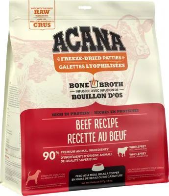 Acana Freeze Dried Beef Recipe Patties 397g