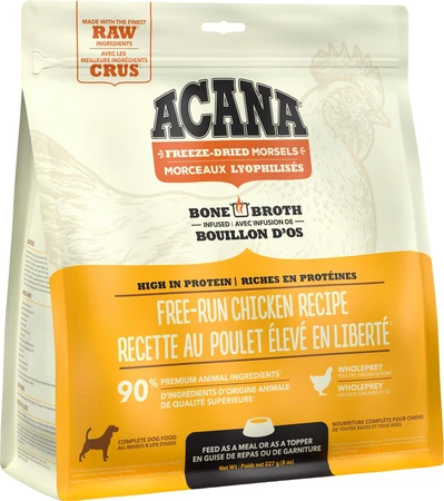 Acana Freeze Dried Free-Run Chicken Recipe Morsels 227g