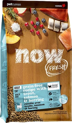 NOW Fresh Grain Free Trout, Salmon & Herring Cat Food 3lb