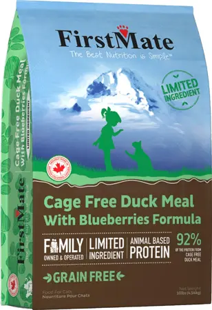 FirstMate Duck Meal & Blueberries Formula Cat Food 10lb