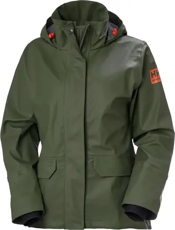 Helly Hansen Womens Gale Rain Jacket Army Green X-Small