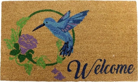 Koppers Home XL Hummingbird Door Mat