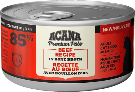 Acana Premium Pate Beef Recipe Cat Food 85g