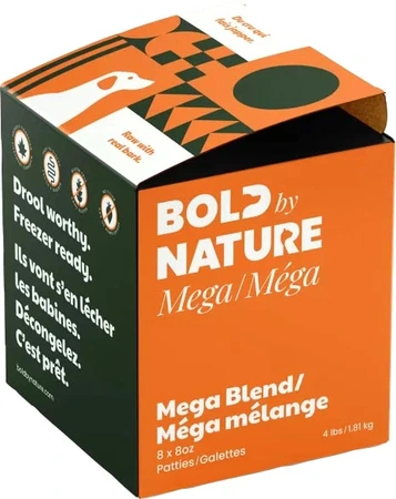 Bold By Nature Mega Blend Patties Dog Food 4 lb