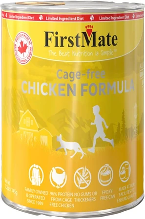 FirstMate Limited Ingredient Chicken Formula Cat Food 12.2oz