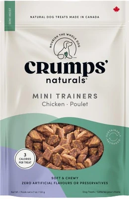 Crumps' Naturals Mini Trainers Chicken Dog Treat 132g