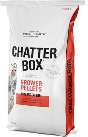 Chatterbox 18% Grower Pellet 20kg