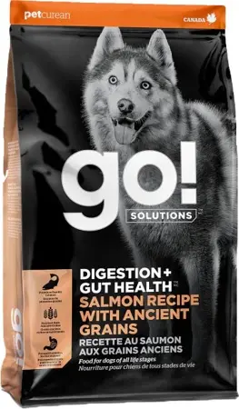 Go! Digestion+Gut Health Salmon With Ancient Grains Dog Food 12lb