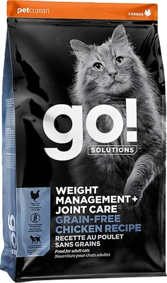 Go! Weight Management+Joint Care Grain Free Chicken Cat Food 3lb