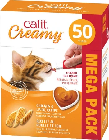 Catit Creamy Lickable Chicken Mega 50pk