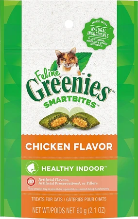 Greenies Smartbites Healthy Indoor Chicken Treat 2.1oz