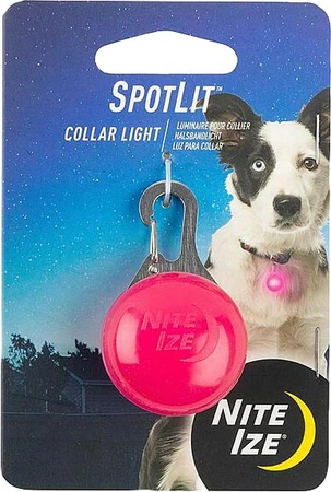 Nite Ize Spotlit Collar Light Pink