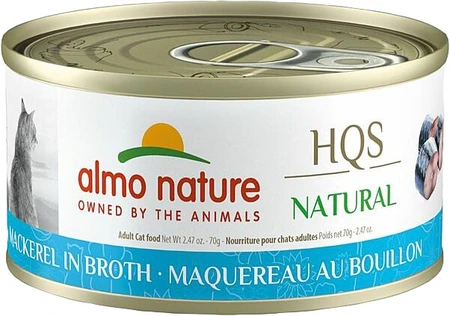 Almo HQS Mackerel In Broth Cat Food 70g