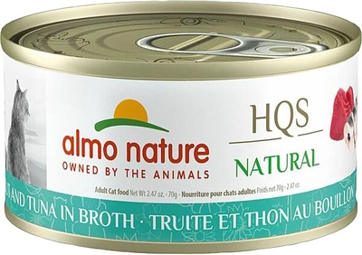 Almo HQS Trout & Tuna In Broth Cat Food 70g