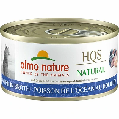 Almo HQS Ocean Fish In Broth Cat Food 70g