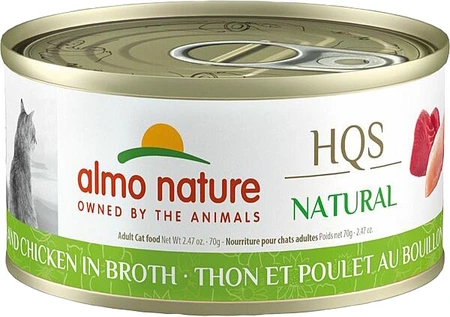 Almo HQS Tuna & Chicken In Broth Cat Food 70g