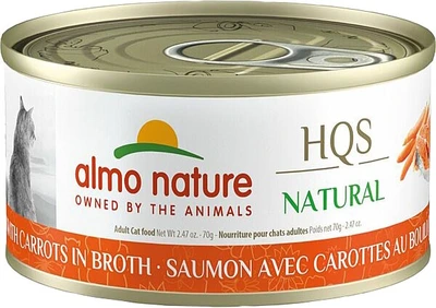 Almo HQS Salmon With Carrots In Broth Cat Food 70g