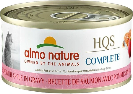 Almo HQS Salmon With Apples In Gravy Cat Food 70g