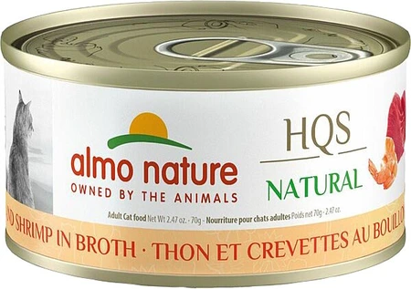 Almo HQS Tuna & Shrimp In Broth Cat Food 70g