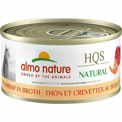 Almo HQS Tuna & Shrimp In Broth Cat Food 70g