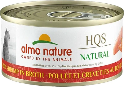 Almo HQS Chicken & Shrimp In Broth Cat Food 70g