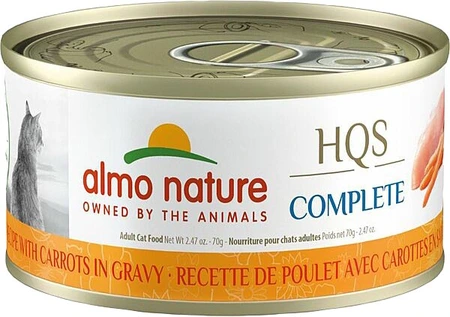 Almo HQS Chicken With Carrots In Gravy Cat Food 70g