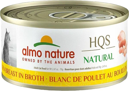 Almo HQS Chicken Breast In Broth Cat Food 70g