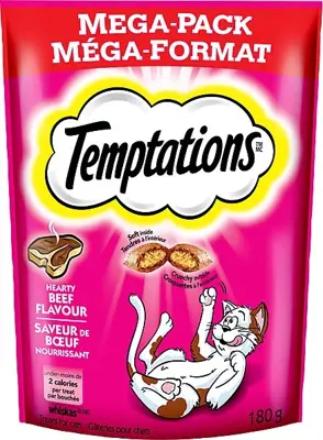 Temptations Hearty Beef Cat Treat 180g