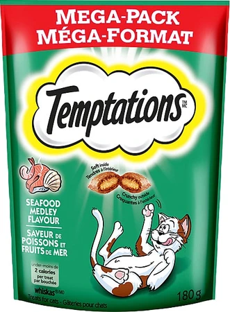 Temptations Seafood Medley Cat Treat 180g