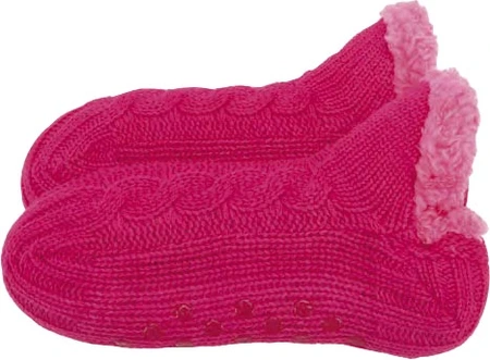 Snoozies Women's What A Gem Sherpa Sock Pink