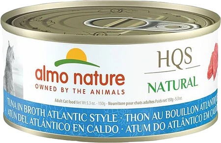 Almo HQS Atlantic Style Tuna In Broth Cat Food 150g