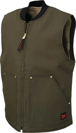 Tough Duck Sherpa Lined Vest Olive 2X-Large