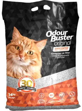 Odour Buster Original Unscented Clumping Cat Litter 14kg