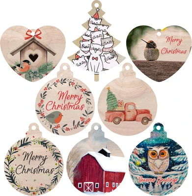 Woodly Christmas Ornaments