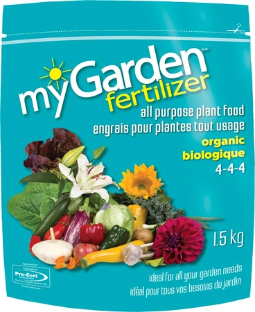 MyGarden 4-4-4 Pro-Cert Organic All Purpose Fertilizer 1.5kg