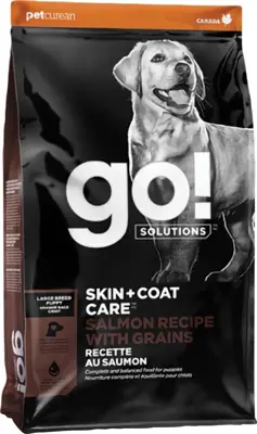 Go! Skin+Coat Care Large Breed Puppy Salmon With Grains Dog Food 25lb