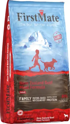 FirstMate Limited Ingredient New Zealand Beef Meal Dog Food 25lb