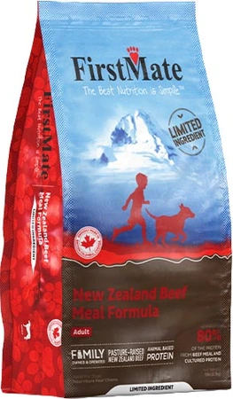 FirstMate Limited Ingredient New Zealand Beef Meal Dog Food 5lb