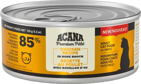 Acana Premium Pate Chicken Recipe Cat Food 155g