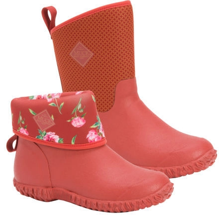 Muck Women's Muckster II Mid Boot Red Floral SZ 6