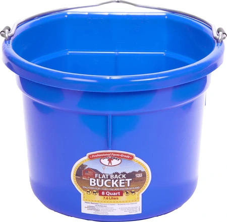 Miller Flatback Bucket 8qt Blue