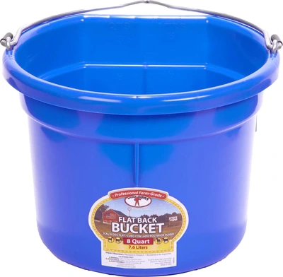 Miller Flatback Bucket 8qt Blue