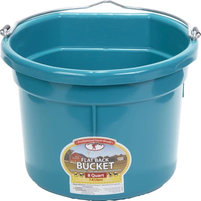 Miller Flatback Bucket 8qt Teal