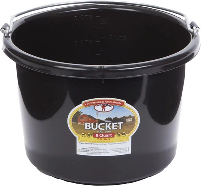 Duraflex Bucket 8qt Black