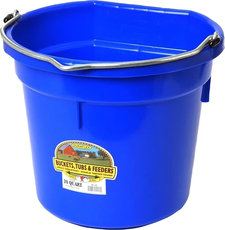 Miller Flatback Bucket 20qt Blue