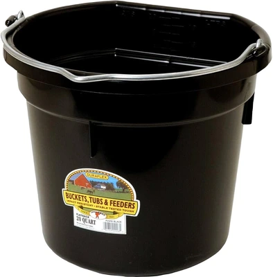 Miller Flatback Bucket 20qt Black