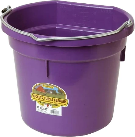 Miller Flatback Bucket 20qt Purple