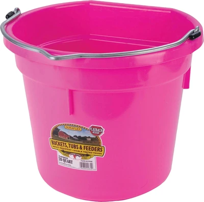 Miller Flatback Bucket 20qt Pink