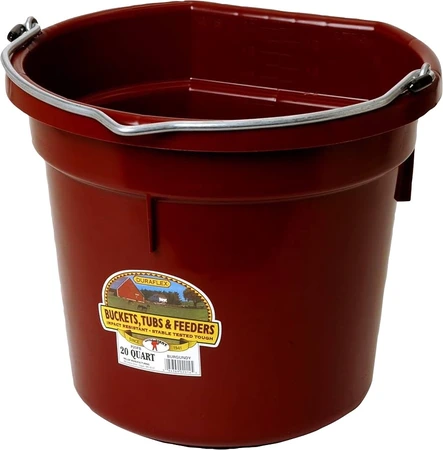 Miller Flatback Bucket 20qt Burgundy