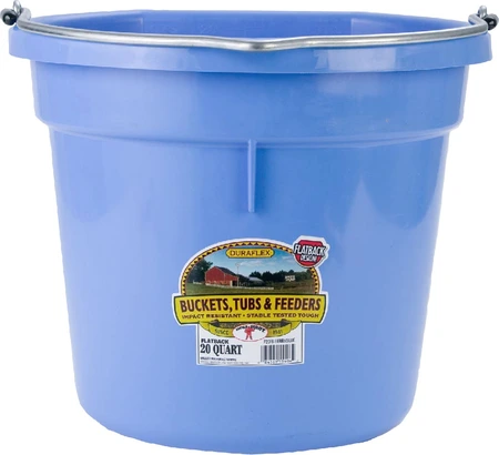 Miller Flatback Bucket 20qt Berry Blue